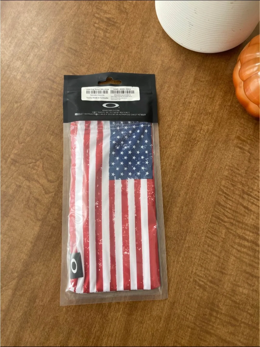 Oakley American Flag sunglasses bag
